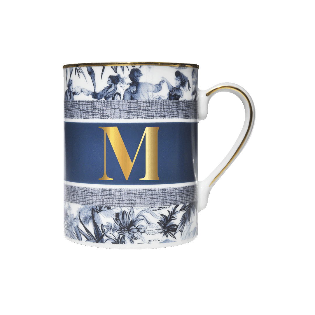 Кружка ALPHABET "Letter M" — BACI MILANO, Италия