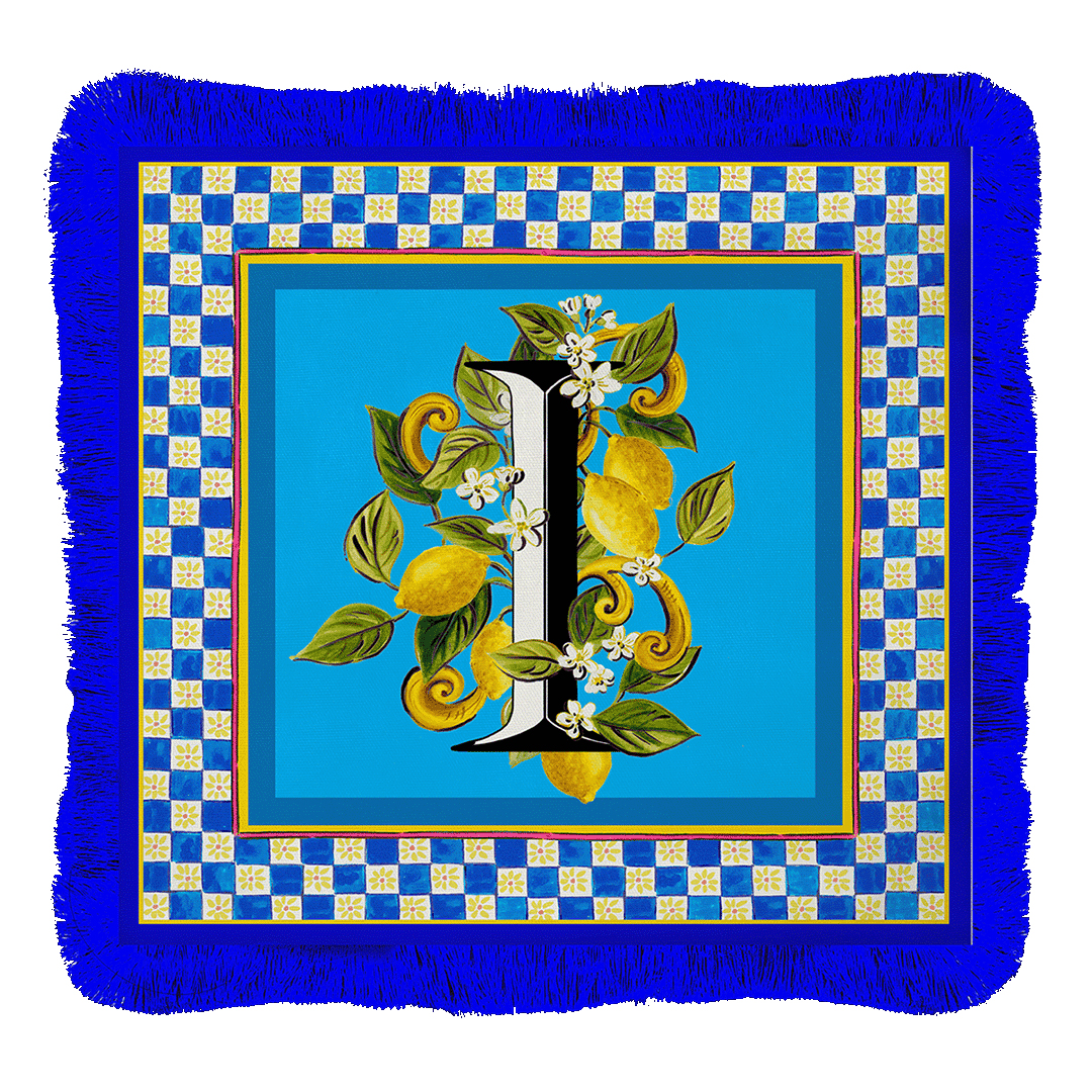 Салфетка подстановочная ORTIGIA "LETTER I" — BACI MILANO, Италия