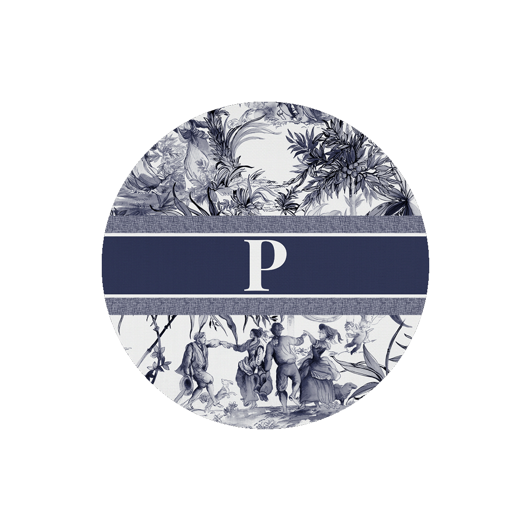 Салфетка постановочная ALPHABET "Letter P" — BACI MILANO, Италия