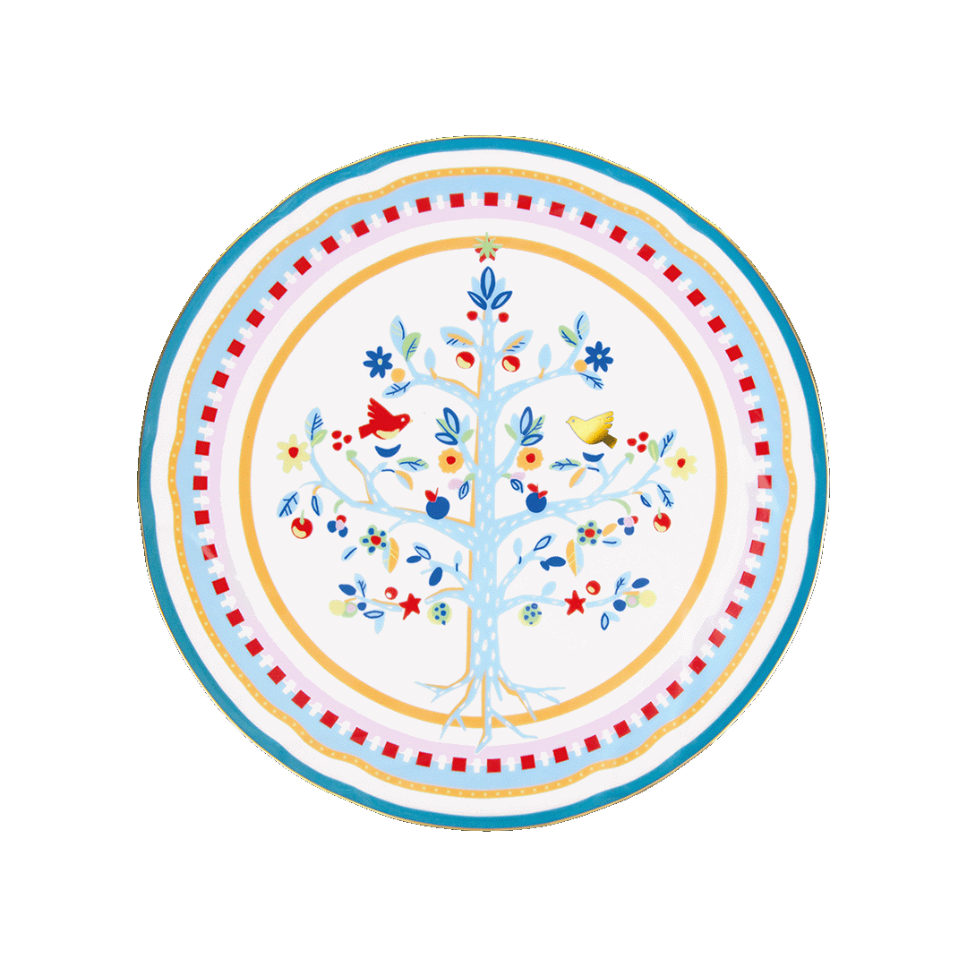 Блюдо для торта MAMMA MIA " TREE OF LIFE" — BACI MILANO, Италия