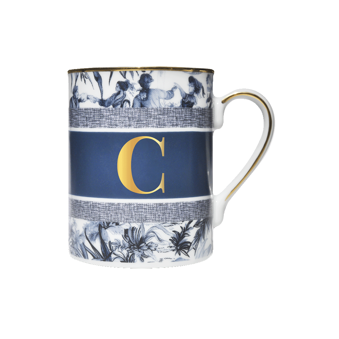 Кружка ALPHABET "Letter C" — BACI MILANO, Италия