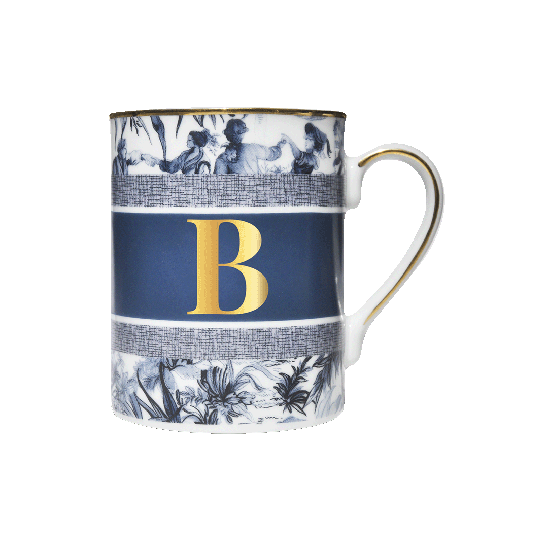 Кружка ALPHABET "Letter B" — BACI MILANO, Италия