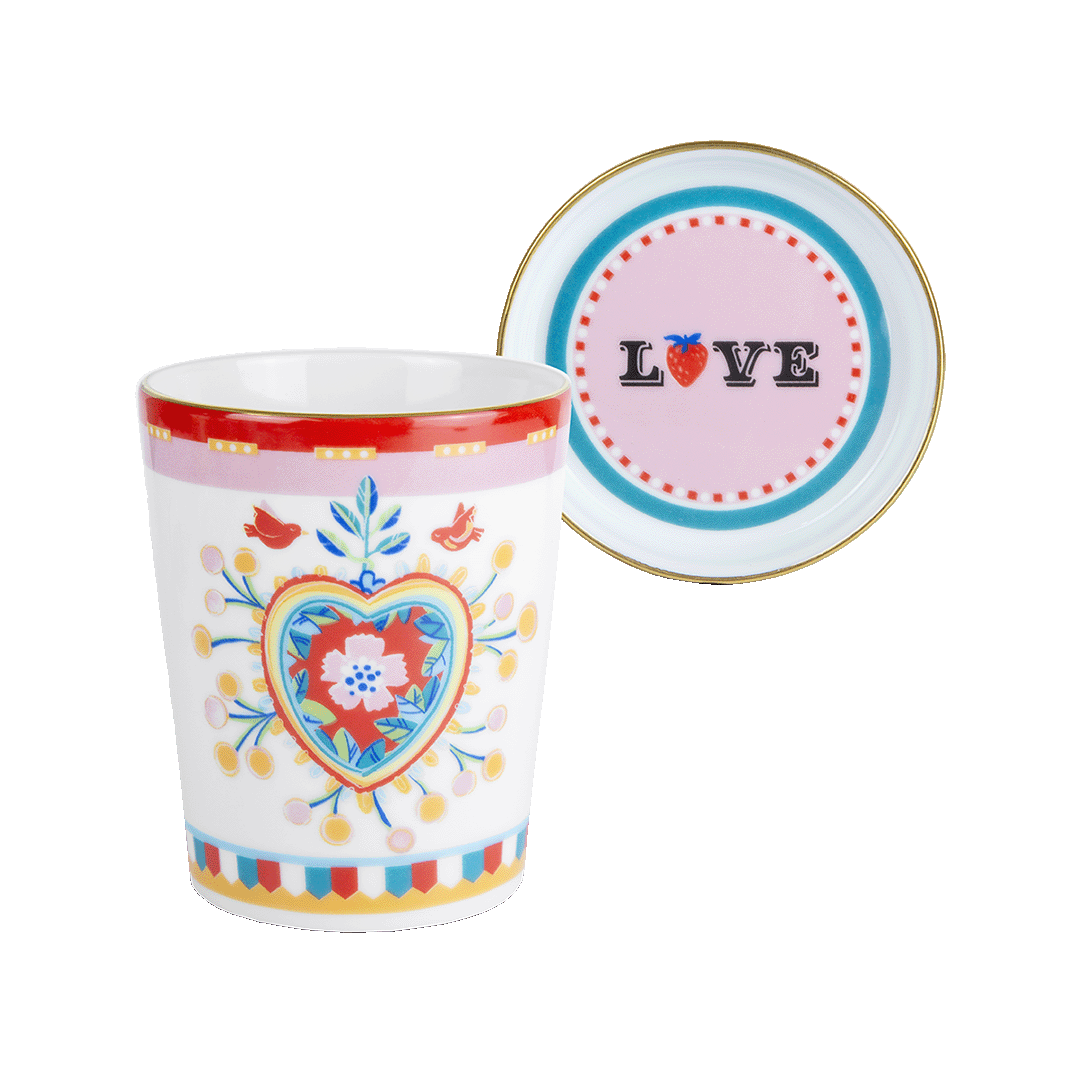 Стакан MAMMA MIA "HEART"  — BACI MILANO, Италия
