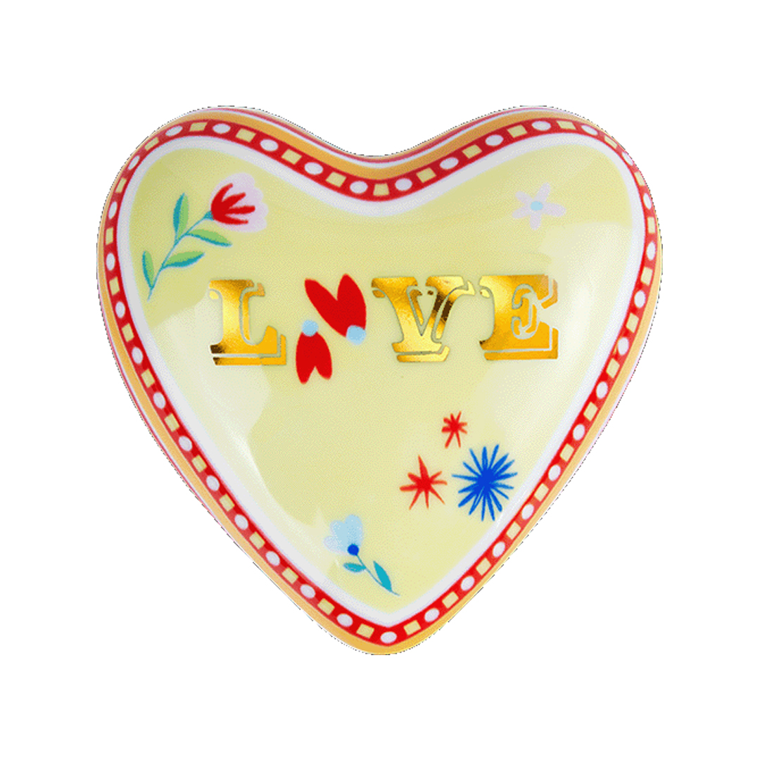 Фарфоровая шкатулка MAMMA MIA LOVE — BACI MILANO, Италия