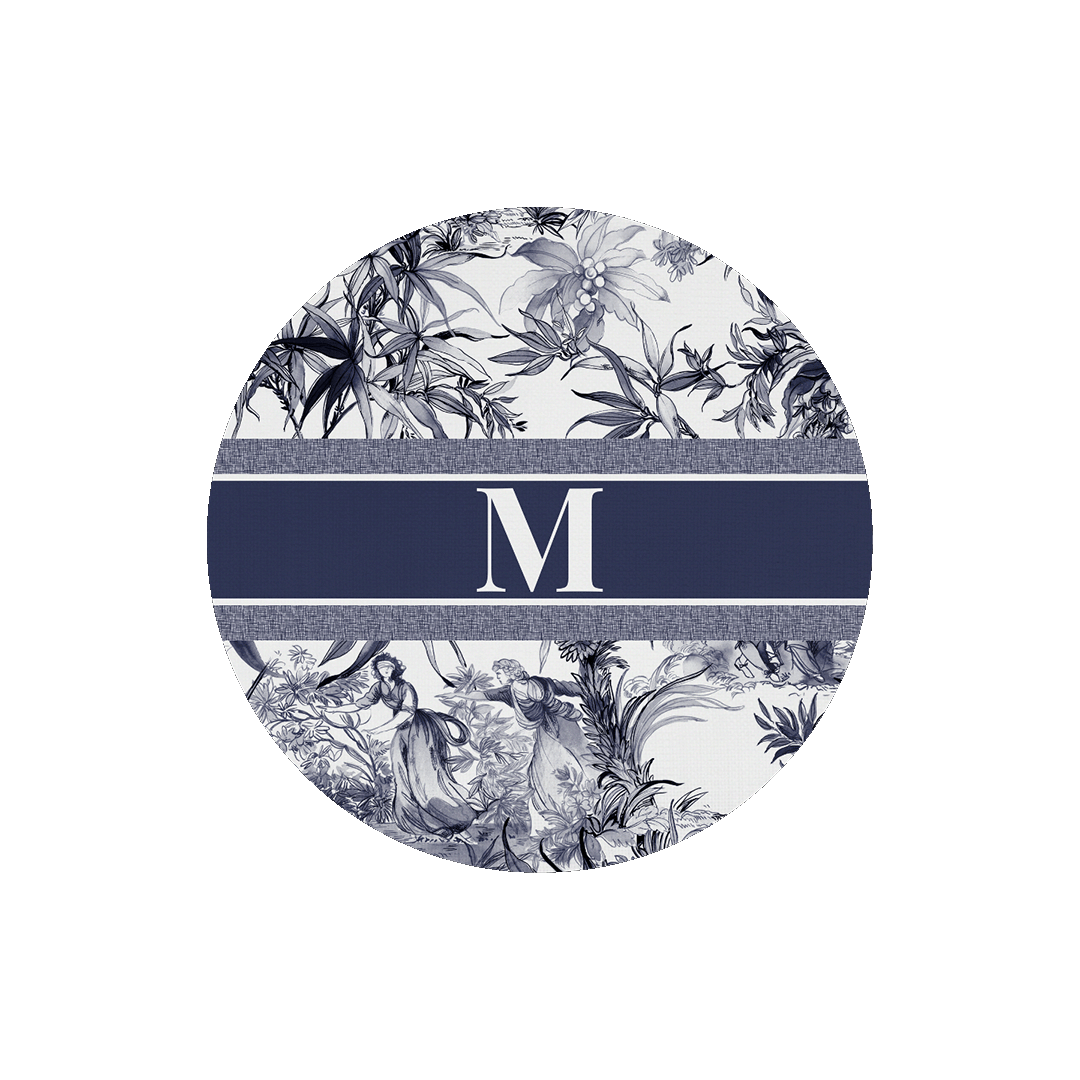 Салфетка постановочная ALPHABET "Letter M" — BACI MILANO, Италия