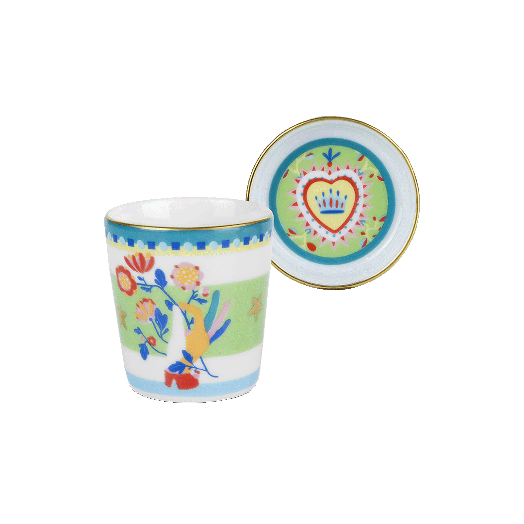 Чашка для эспрессо MAMMA MIA "FLOWER" — BACI MILANO, Италия