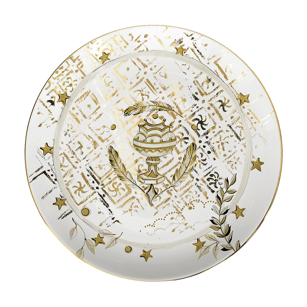 Тарелка фарфоровая KOSMO GOBLET — BACI MILANO, Италия