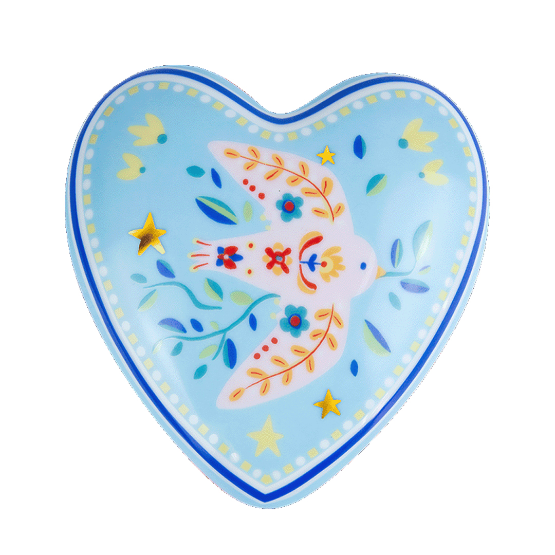 Фарфоровая шкатулка MAMMA MIA SMALL BIRD — BACI MILANO, Италия