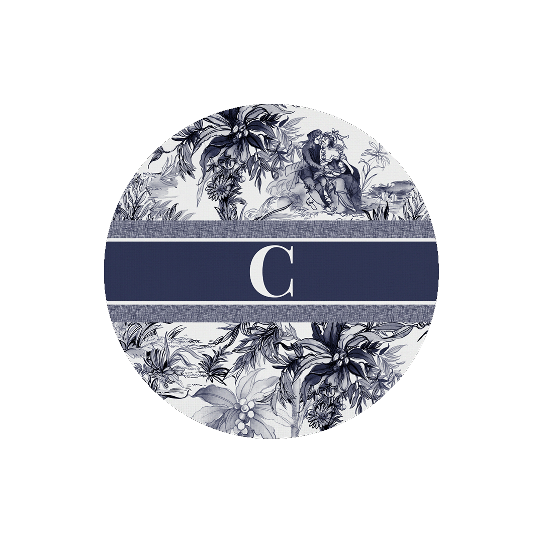 Салфетка постановочная ALPHABET "Letter C" — BACI MILANO, Италия