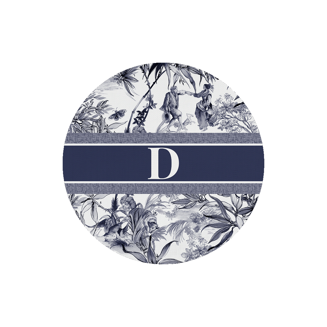Салфетка постановочная ALPHABET "Letter D" — BACI MILANO, Италия