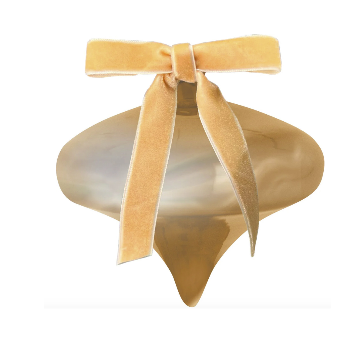 Елочная игрушка XSTMAS DECORATION золотая 12 см — BACI MILANO, Италия