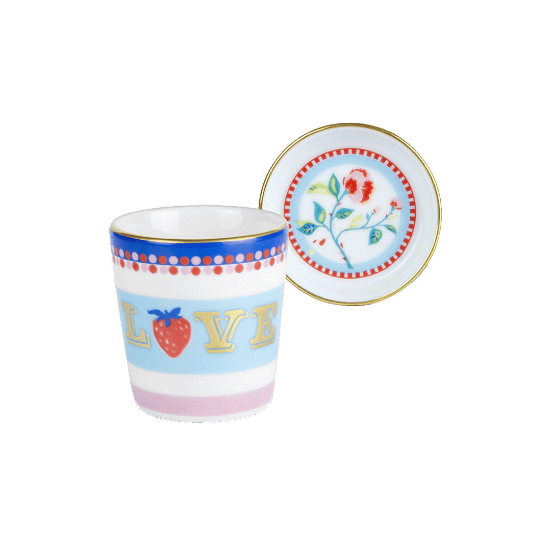 Чашка для эспрессо MAMMA MIA "LOVE" — BACI MILANO, Италия