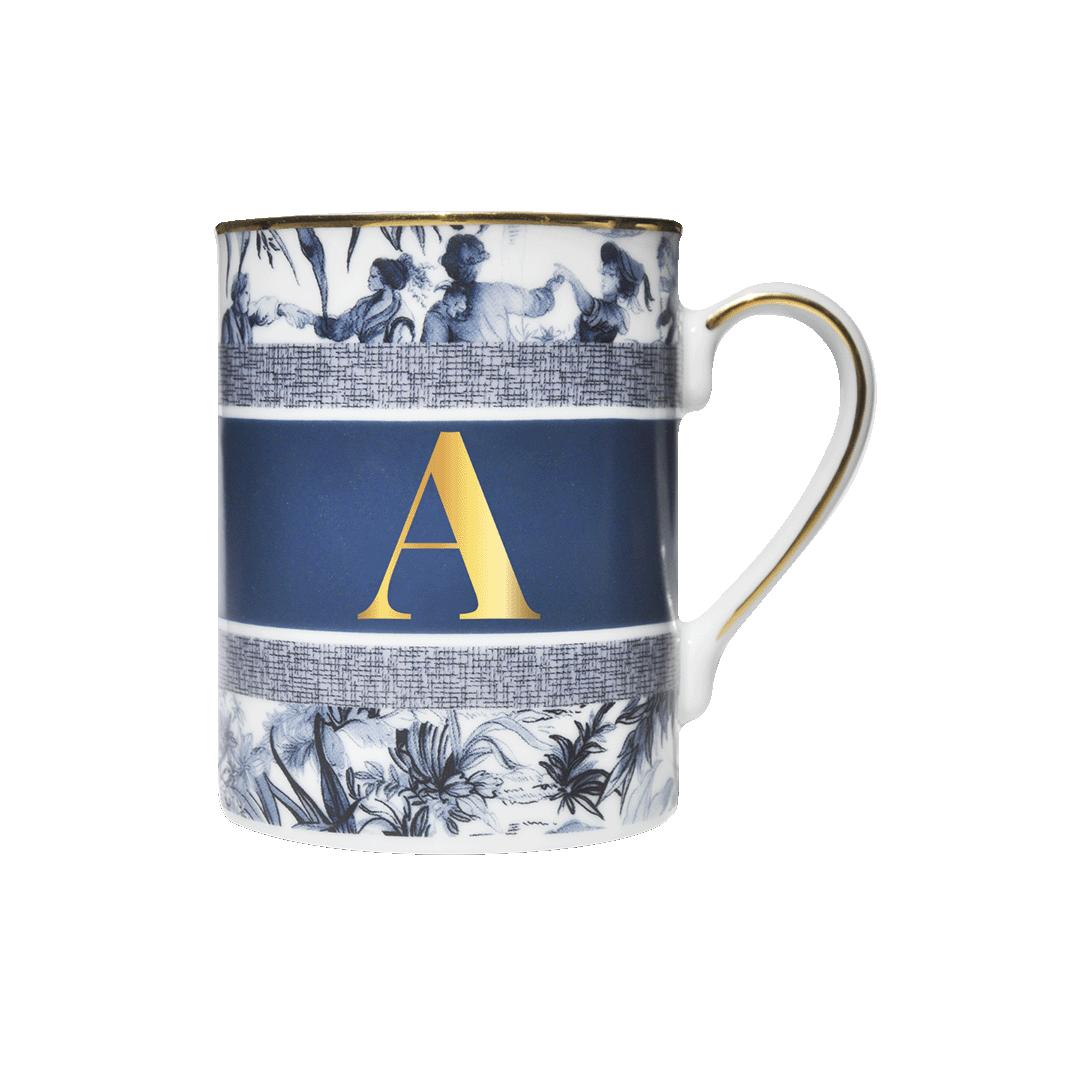 Кружка ALPHABET "Letter A" — BACI MILANO, Италия