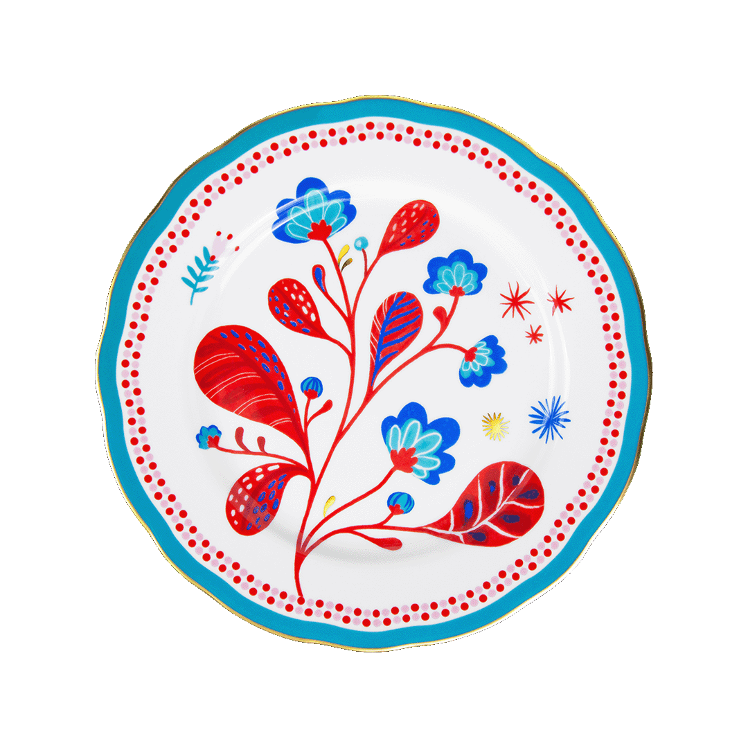 Тарелка обеденная MAMMA MIA "LEAVES" — BACI MILANO, Италия