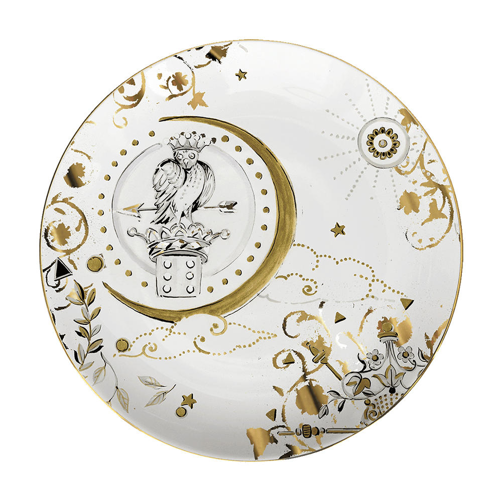 Тарелка фарфоровая KOSMO OWL — BACI MILANO, Италия