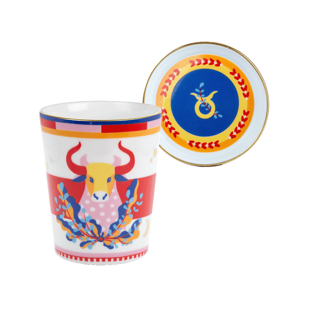 Стакан ZODIAC VIBE "Телец" — BACI MILANO, Италия