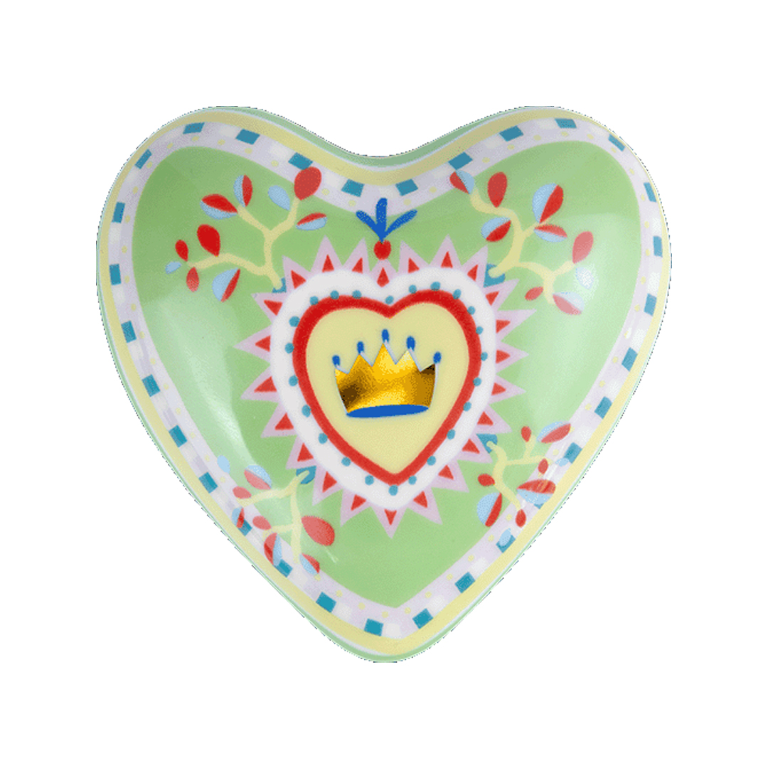 Фарфоровая шкатулка MAMMA MIA HEART — BACI MILANO, Италия
