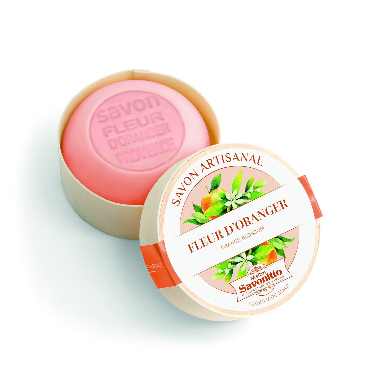 Натуральное мыло ORANGE BLOSSOM — MAITRE SAVONITTO, Франция