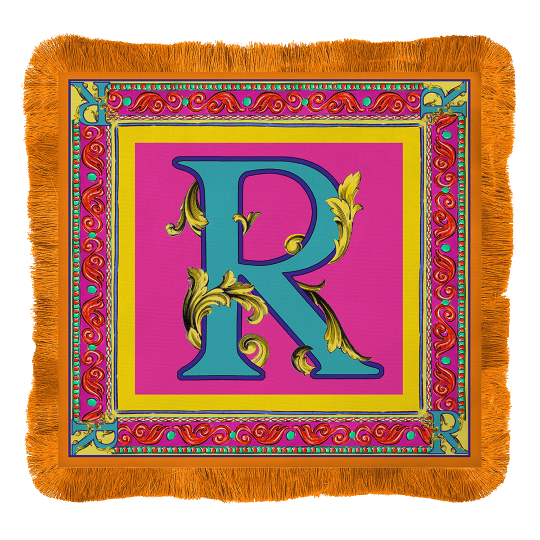 Салфетка подстановочная ORTIGIA "LETTER R" — BACI MILANO, Италия