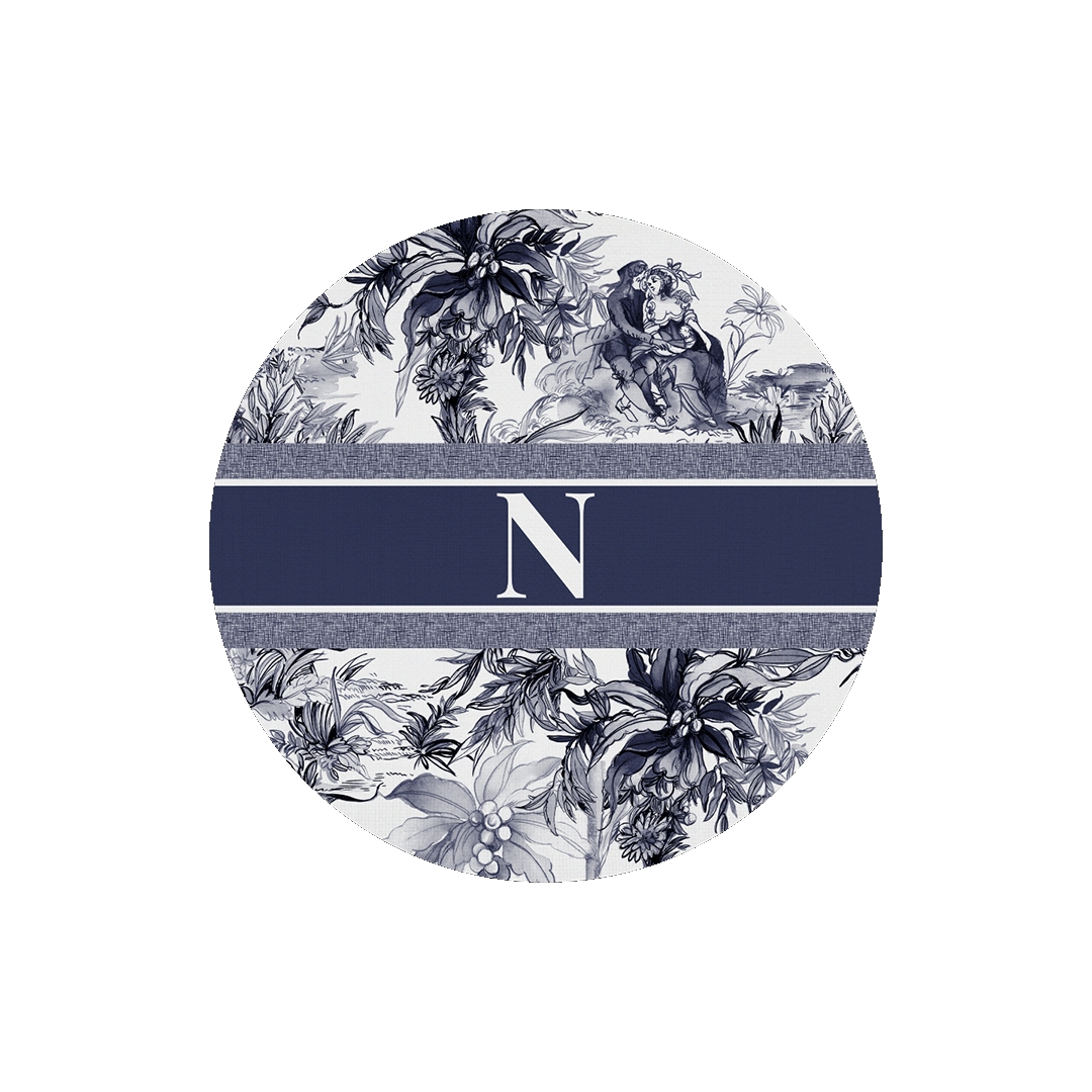 Салфетка постановочная ALPHABET "Letter N" — BACI MILANO, Италия