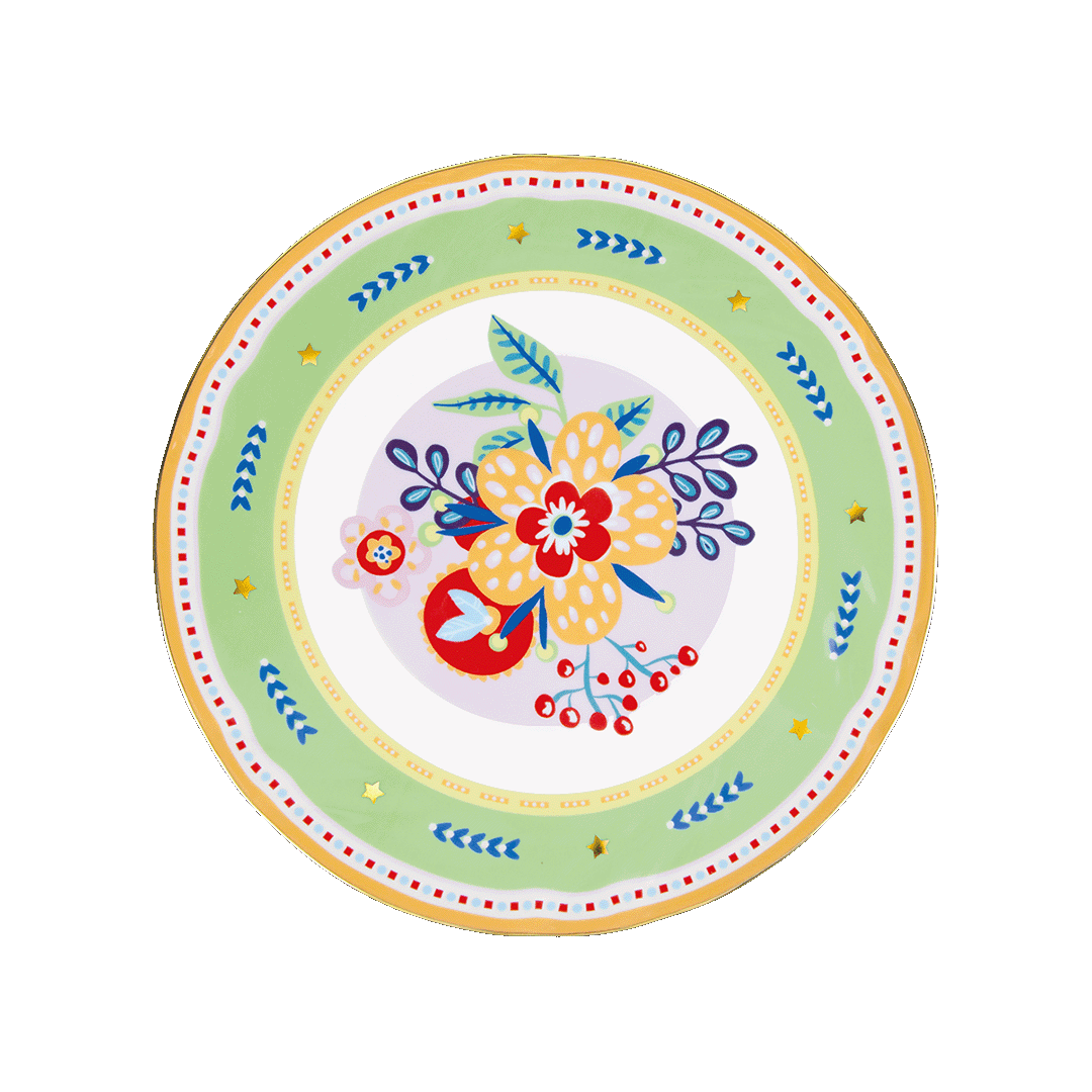 Блюдо для торта MAMMA MIA "FLOWER" — BACI MILANO, Италия