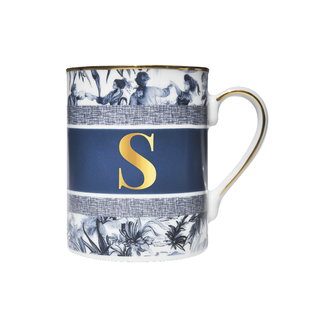 Кружка ALPHABET "Letter S" — BACI MILANO, Италия