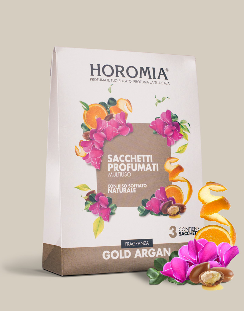 HOROMIA Ароматизированные саше GOLD / Золото, 3 шт