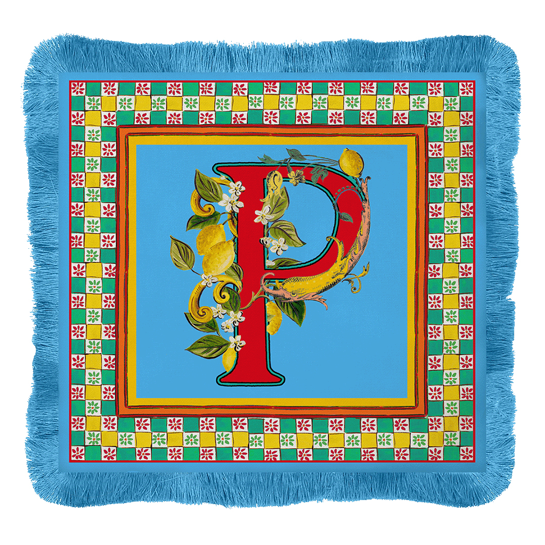 Салфетка подстановочная ORTIGIA "LETTER P" — BACI MILANO, Италия