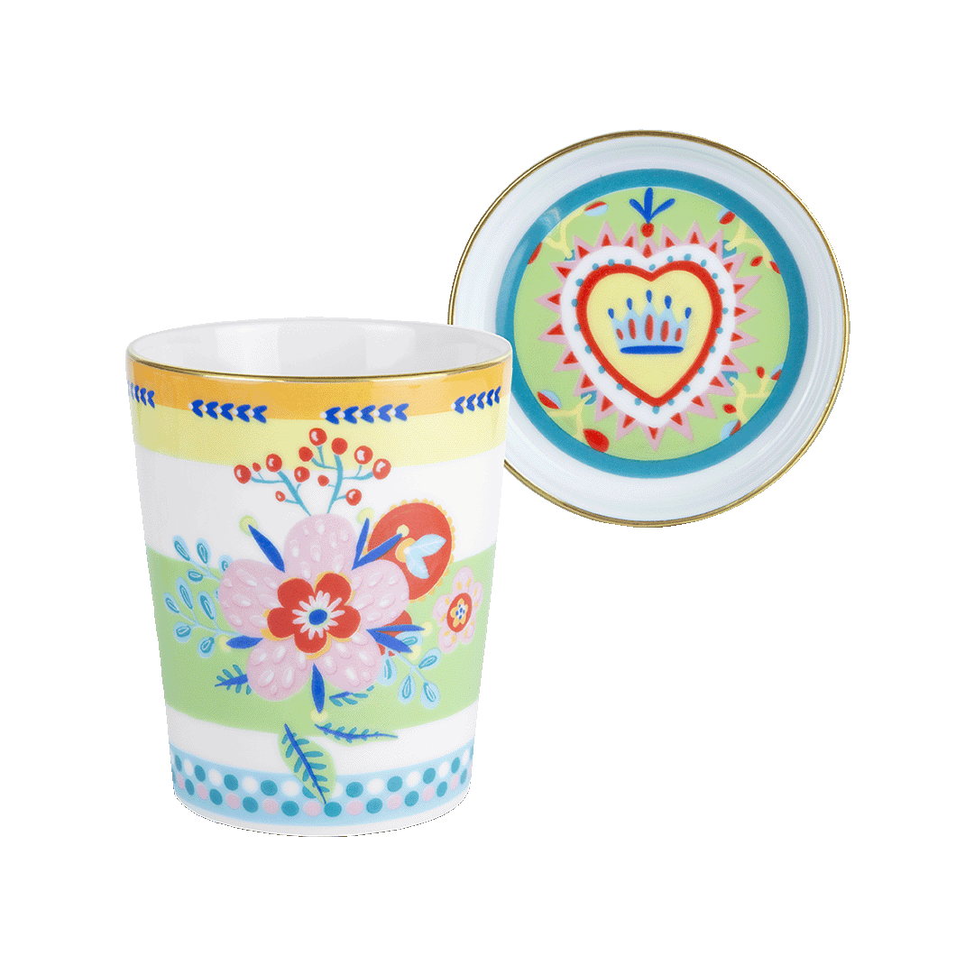 Стакан MAMMA MIA "FLOWER"  — BACI MILANO, Италия
