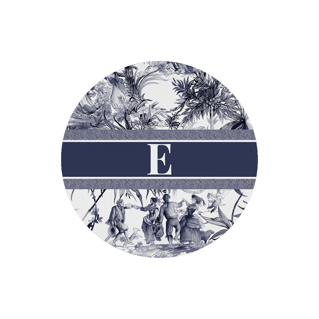 Салфетка постановочная ALPHABET "Letter E" — BACI MILANO, Италия