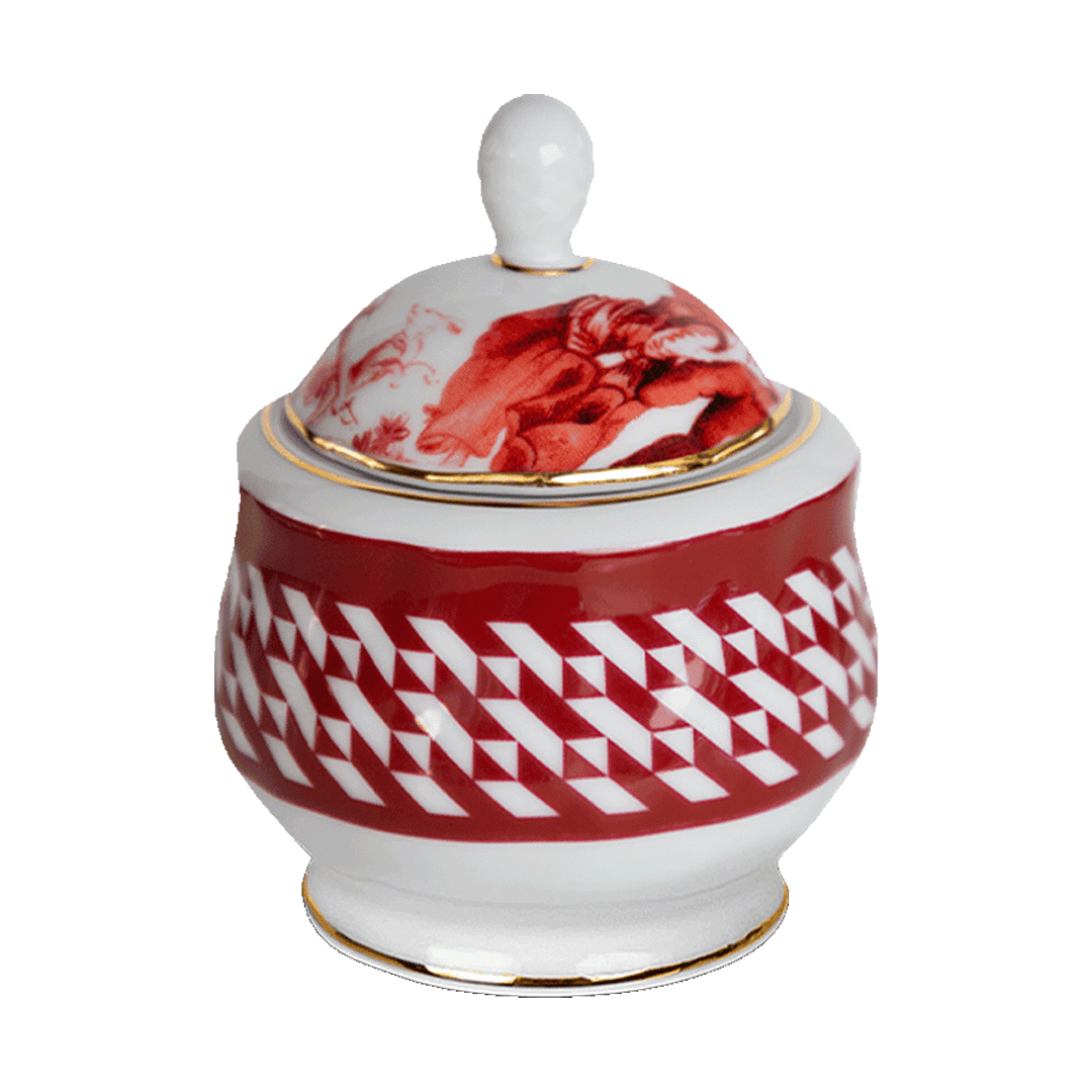 Фарфоровая сахарница LE ROUGE — BACI MILANO, Италия