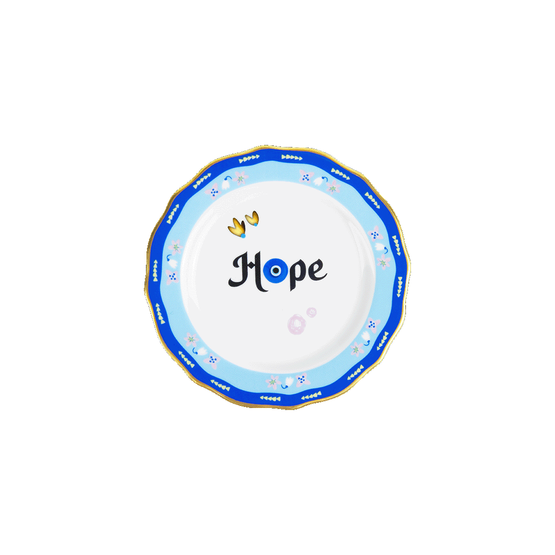 Тарелка пирожковая MAMMA MIA "HOPE" — BACI MILANO, Италия