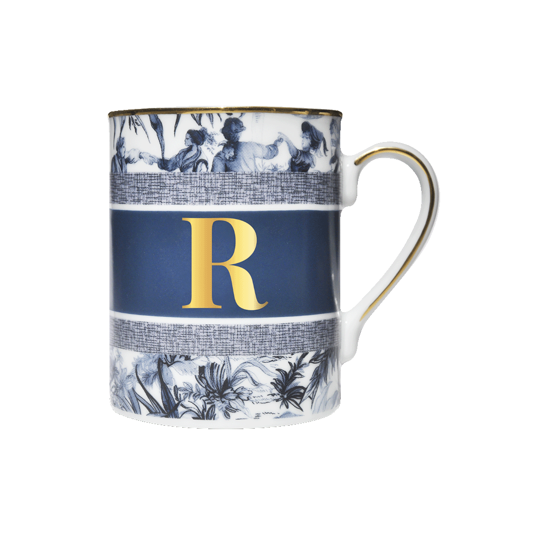 Кружка ALPHABET "Letter R" — BACI MILANO, Италия