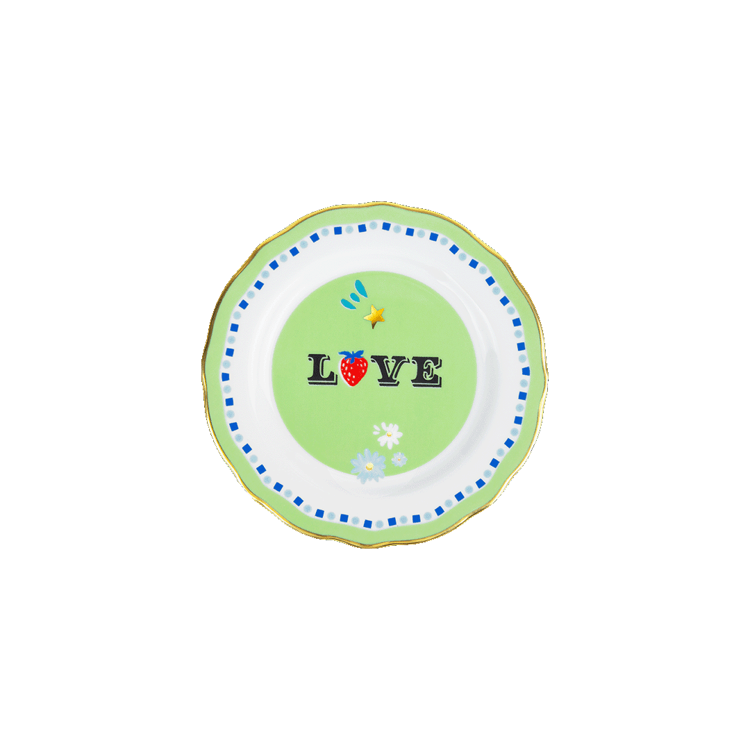 Тарелка пирожковая MAMMA MIA "LOVE" — BACI MILANO, Италия