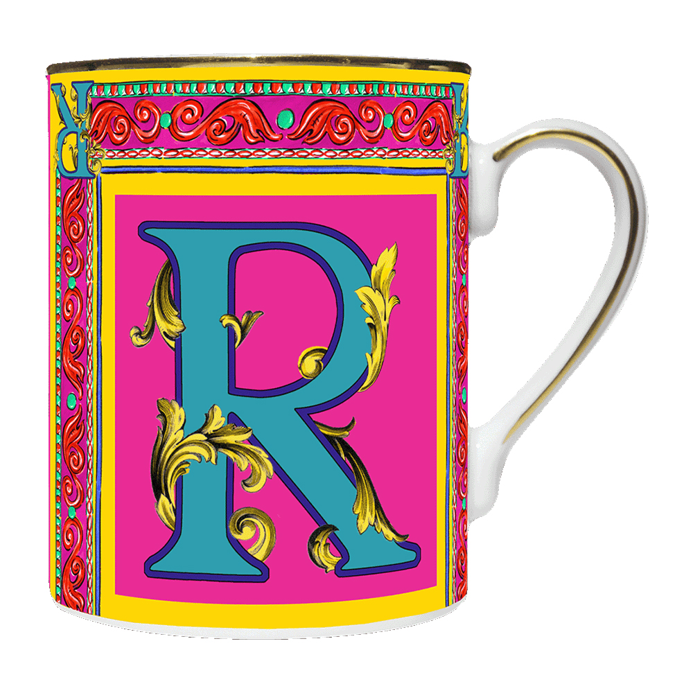 Кружка ORTIGIA "Letter R" — BACI MILANO, Италия