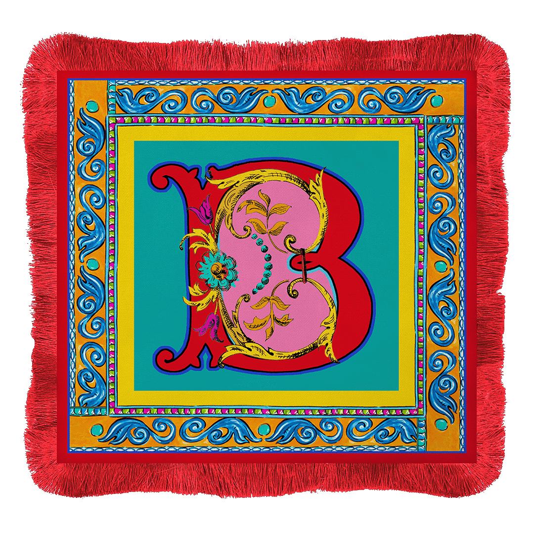 Салфетка подстановочная ORTIGIA "LETTER B" — BACI MILANO, Италия