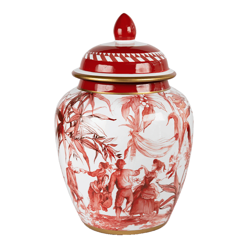 Ваза с крышкой LE ROUGE — BACI MILANO, Италия