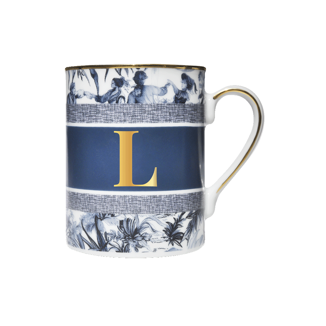 Кружка ALPHABET "Letter L" — BACI MILANO, Италия