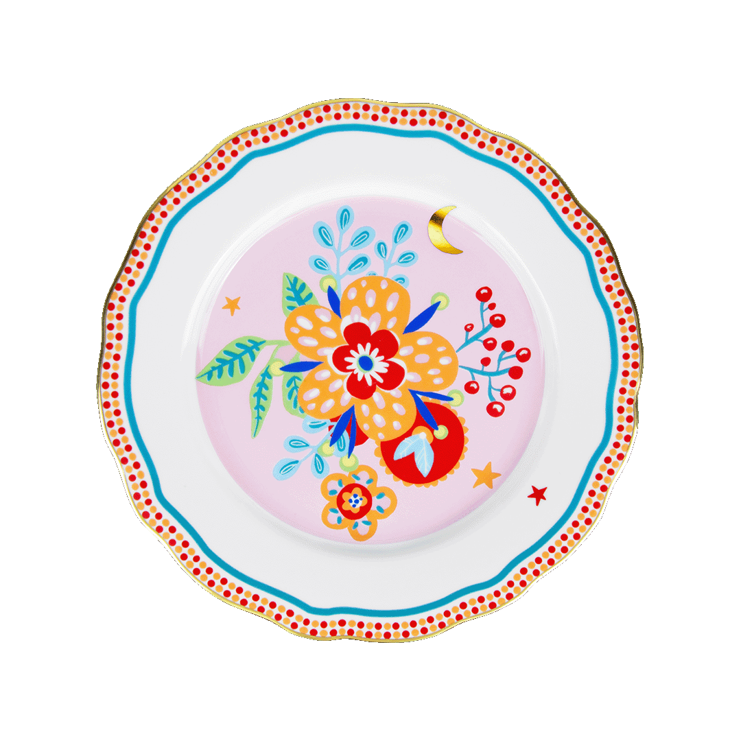 Тарелка обеденная MAMMA MIA "FLOWER" — BACI MILANO, Италия